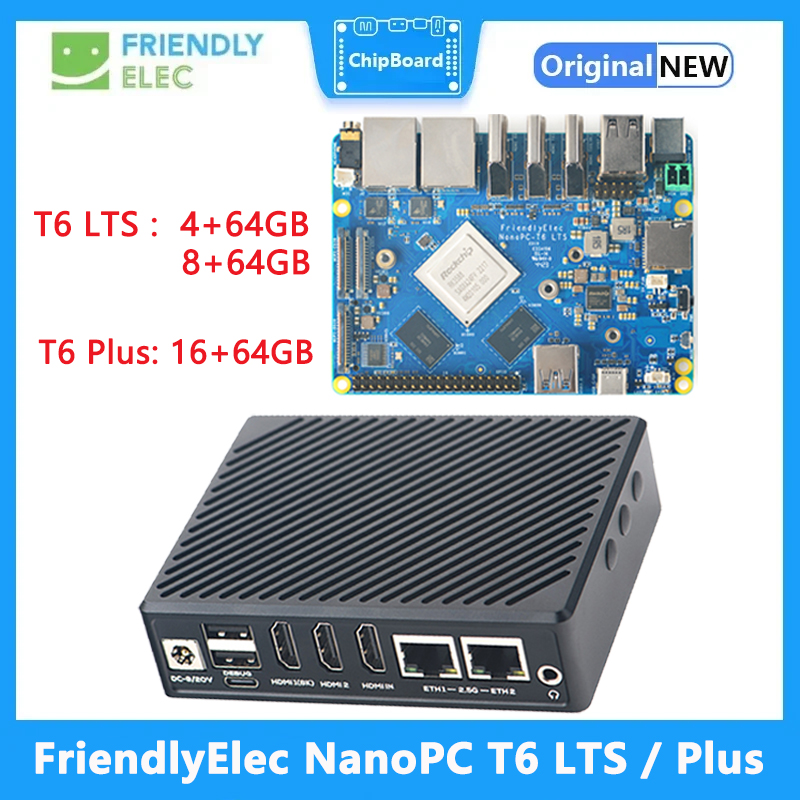 FriendlyElec NanoPC T6 LTS/Plu - огляд і ціна Nanopc T6 16Gb