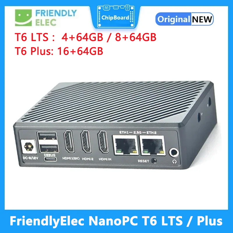 FriendlyElec NanoPC T6 LTS/Plu - огляд і ціна Nanopc T6 16Gb