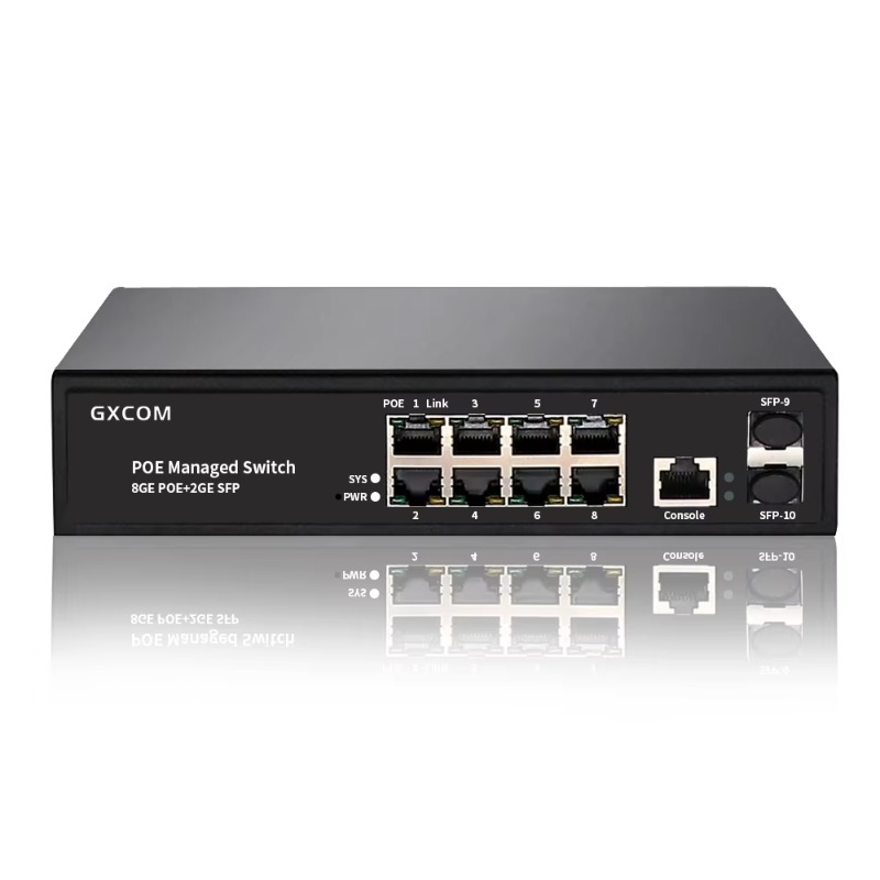 8 Port Gigabit L2-managed Laye - огляд і ціна Managed Gigabit Poe Switch 8 Port 802.3At