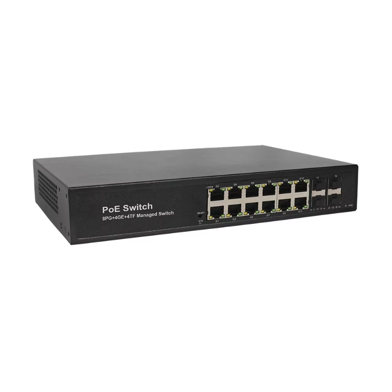 L3 Managed PoE Switch with 8*1 - огляд і ціна Sfp+ 10G Managed Switch 8 Port