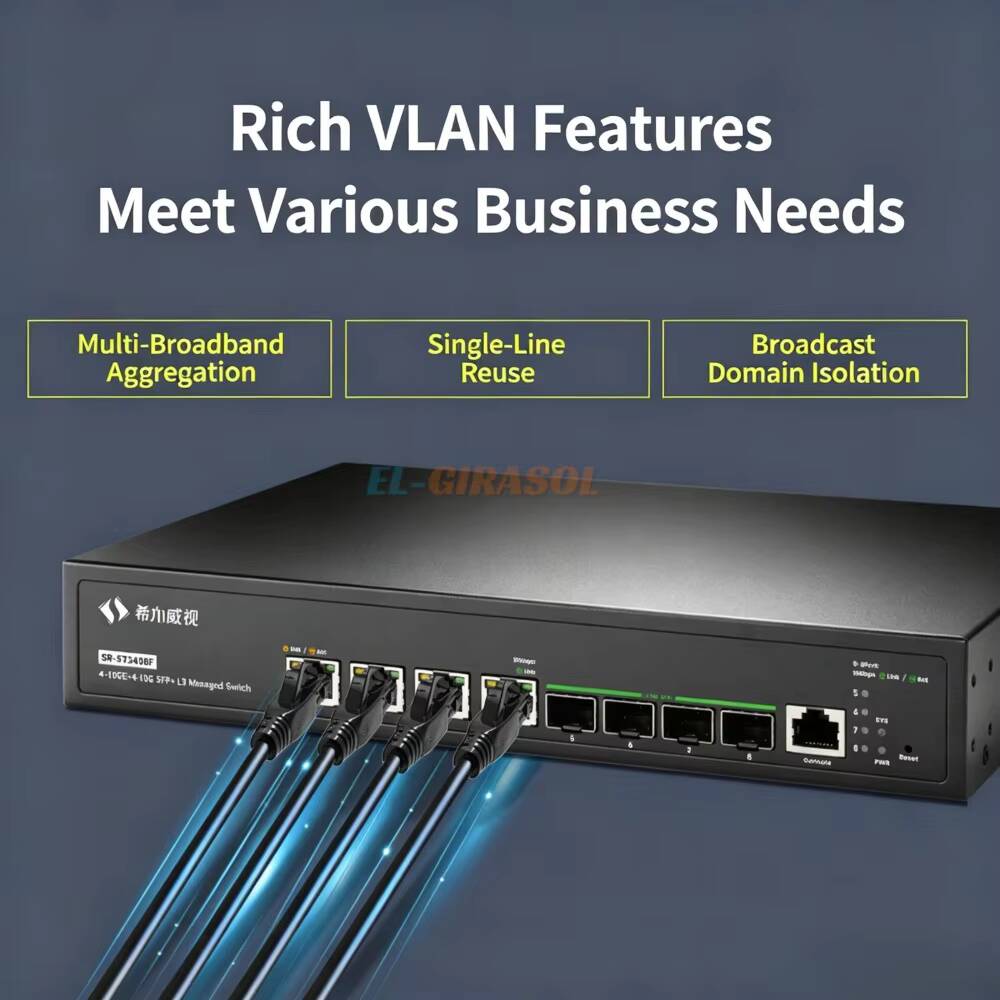 Sirivision 8 Port 10G SFP+ L3  - огляд і ціна Sfp+ 10G Managed Switch 8 Port