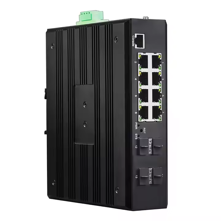 Industrial  L3 Managed 8-port  - огляд і ціна Sfp+ 10G Managed Switch 8 Port