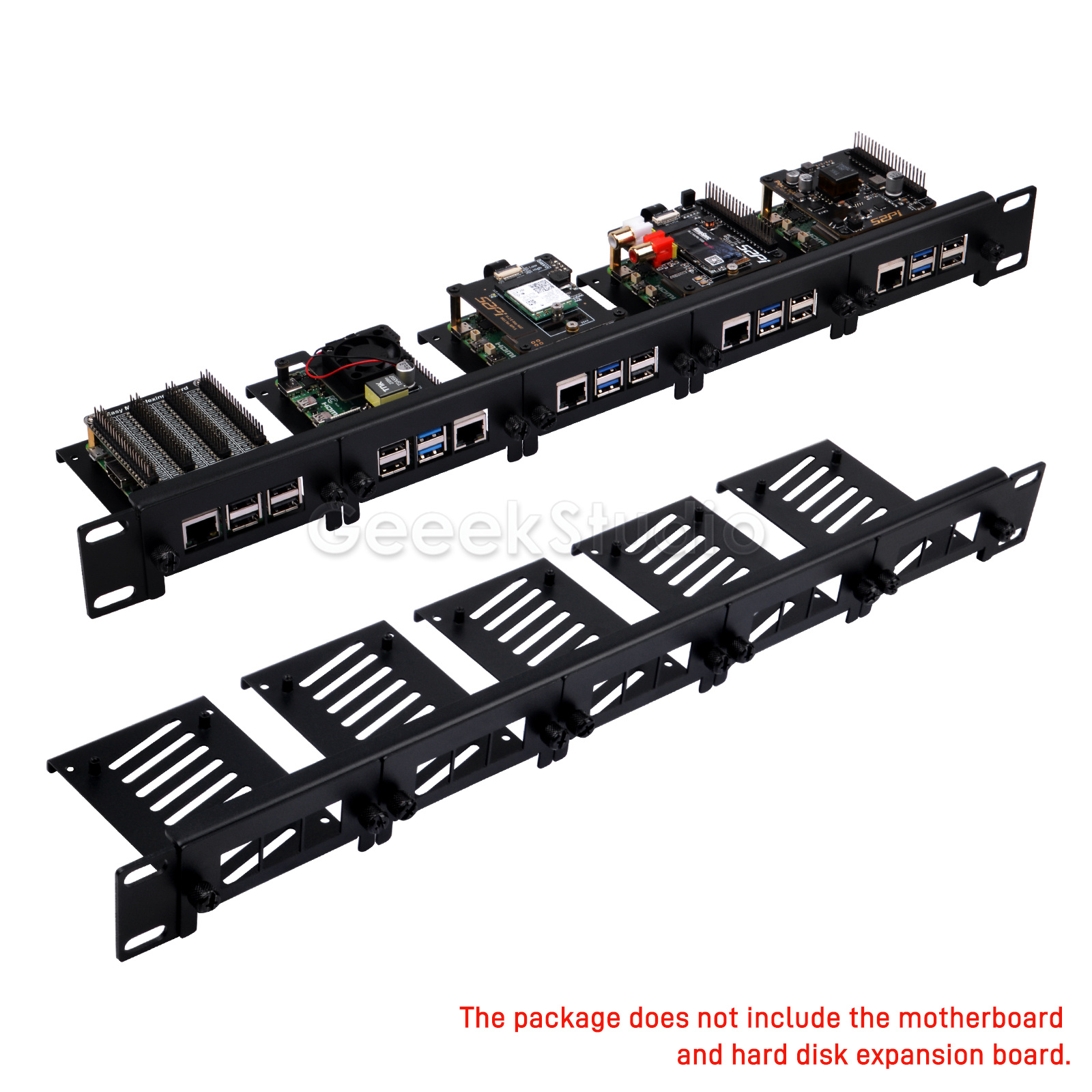 1U Rack Mount for Raspberry Pi - огляд і ціна Deskpi Super6C