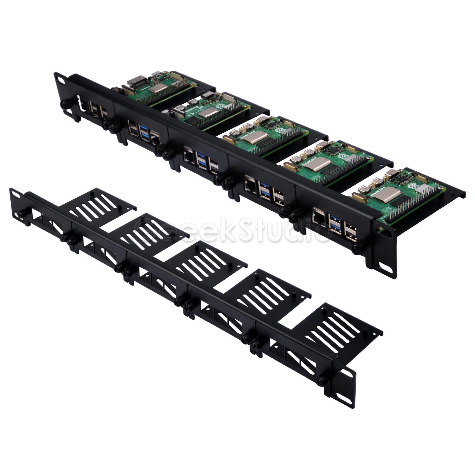 1U Rack Mount for Raspberry Pi - огляд і ціна Deskpi Super6C