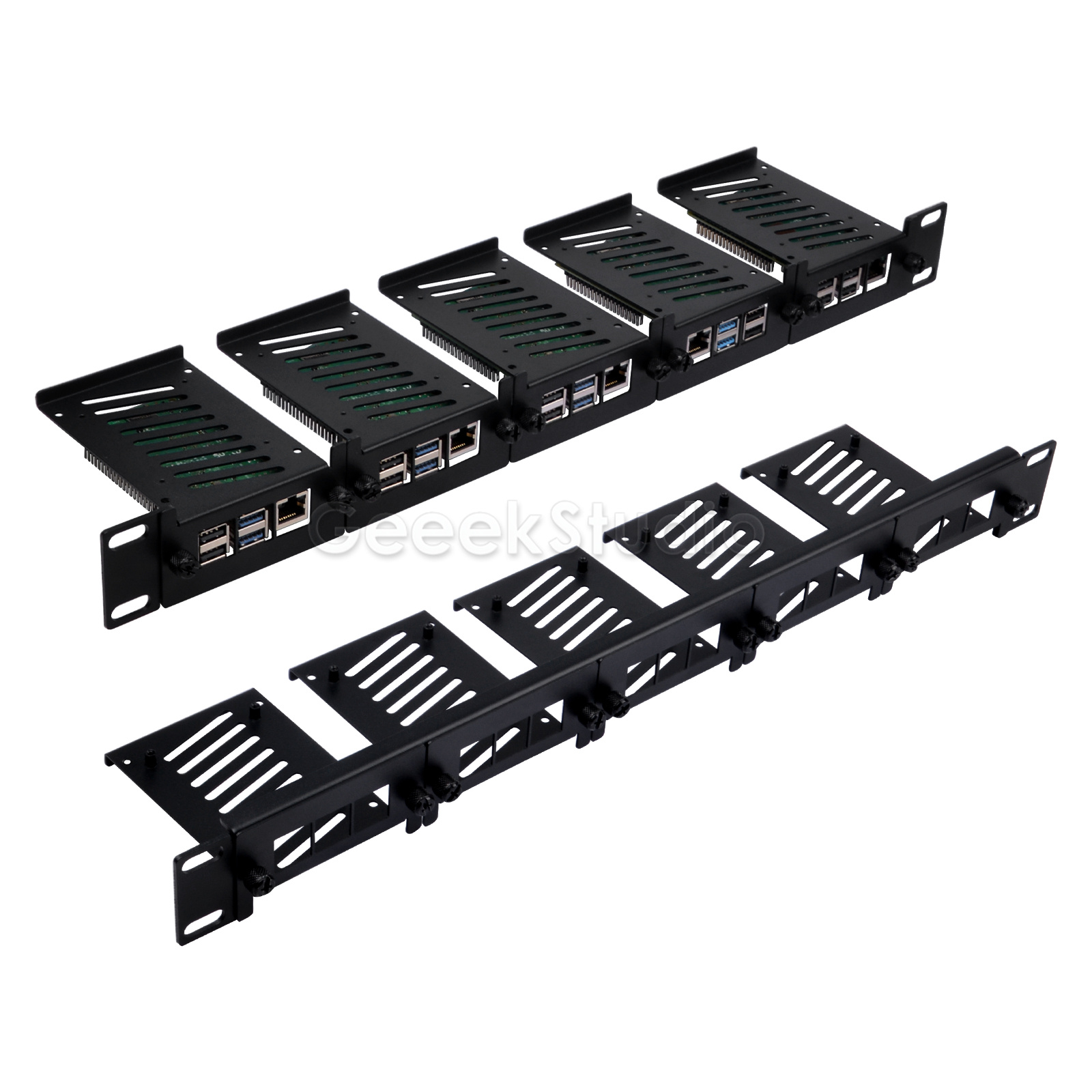1U Rack Mount for Raspberry Pi - огляд і ціна Deskpi Super6C