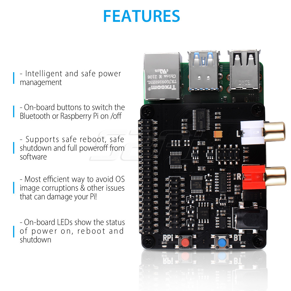 52Pi X930 Bluetooth 5.0 HiFi D - огляд і ціна Deskpi Super6C