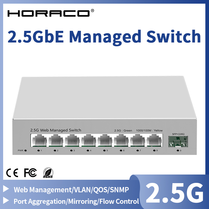2.5GbE Managed Switch 8 Port 2 - огляд і ціна Sfp+ 10G Managed Switch 8 Port