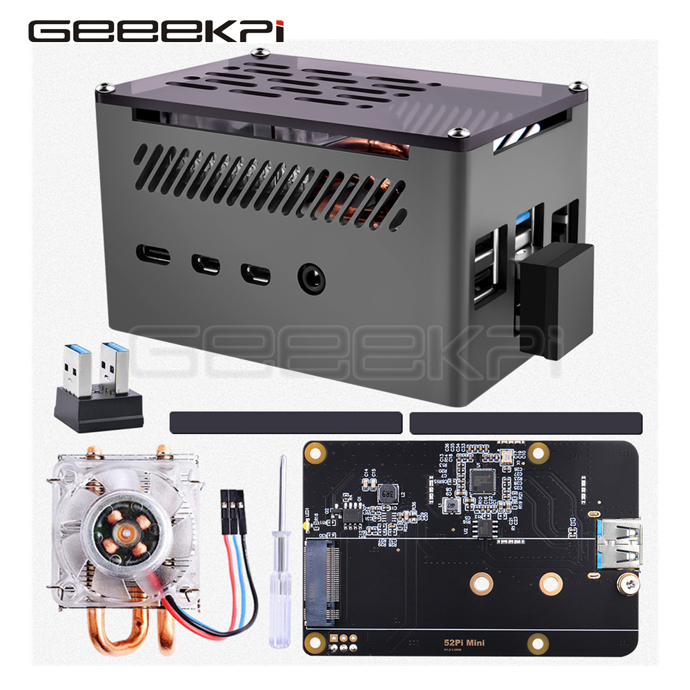 GeeekPi  Aluminum Brick Case B - огляд і ціна Turing Pi 2
