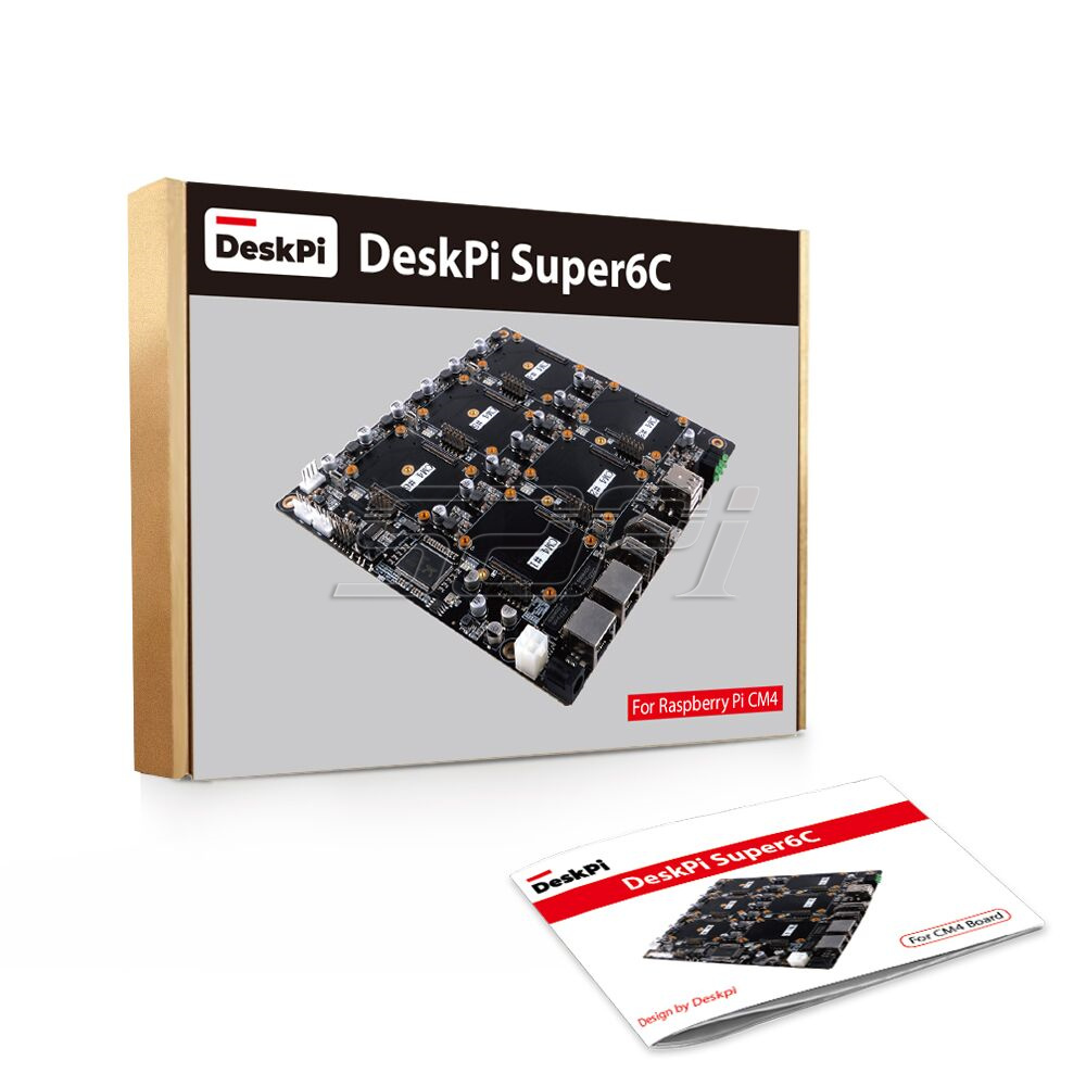 52Pi New DeskPi Super6C Raspbe - огляд і ціна Deskpi Super6C